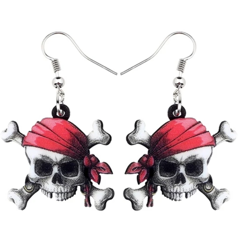 Halloween Day Of The Dead Dangle Earrings